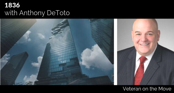 Anthony DeToto, Veteran on the Move