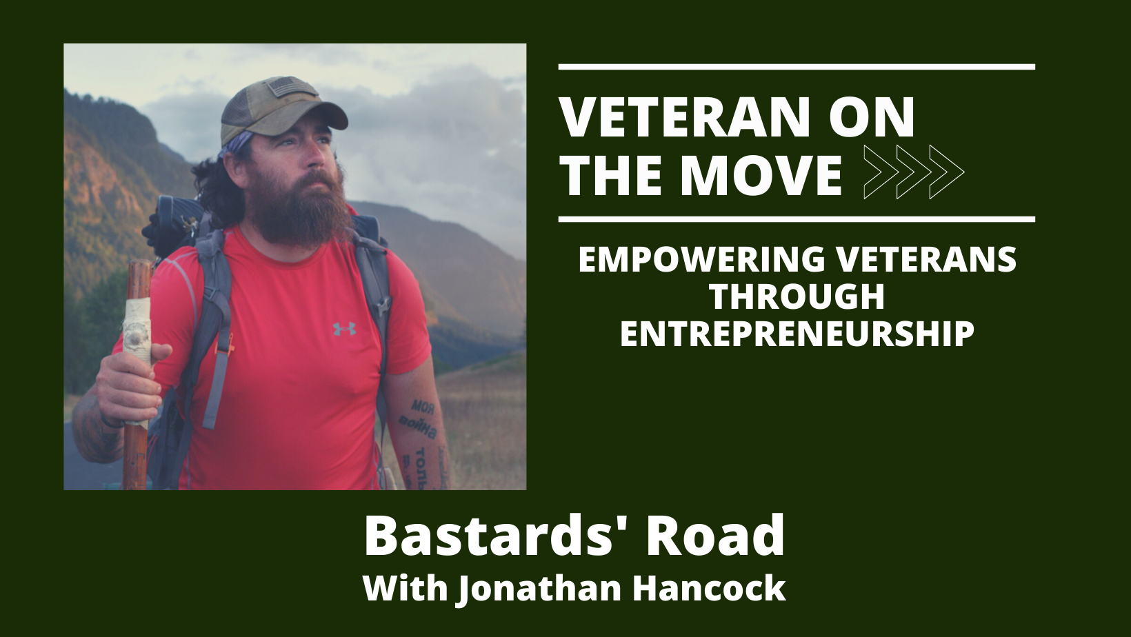 Jonathan Hancock. Veteran On The Move