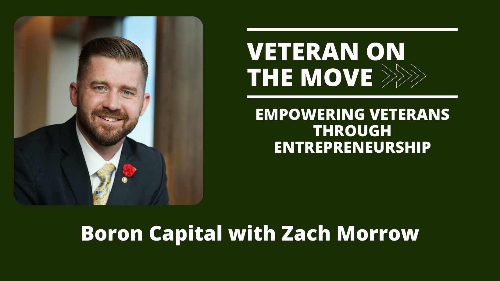 Zach Morrow, Veteran On the Move