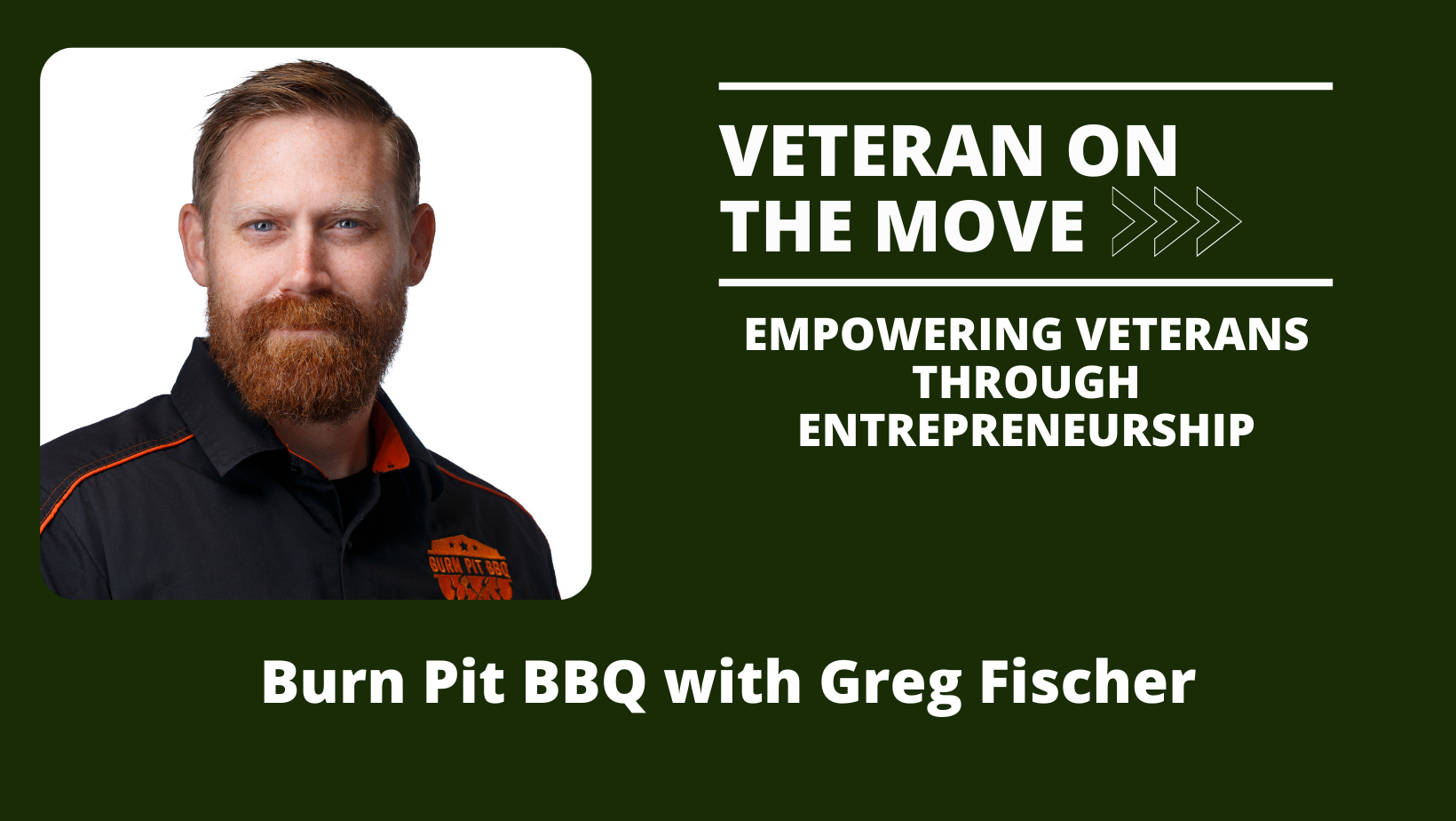 Greg Fischer, Veteran On the Move