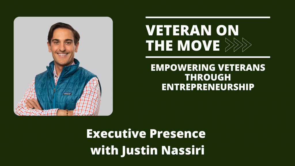 Justin Nassiri; Veteran On the Move