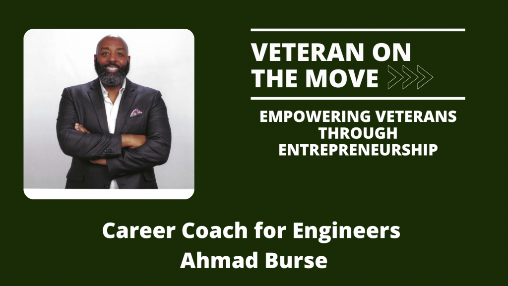 Ahmad Burse; Veteran On the Move
