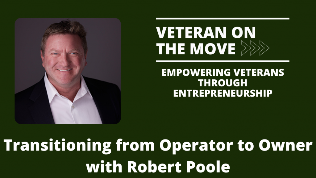 Robert Poole; Veteran On the Move