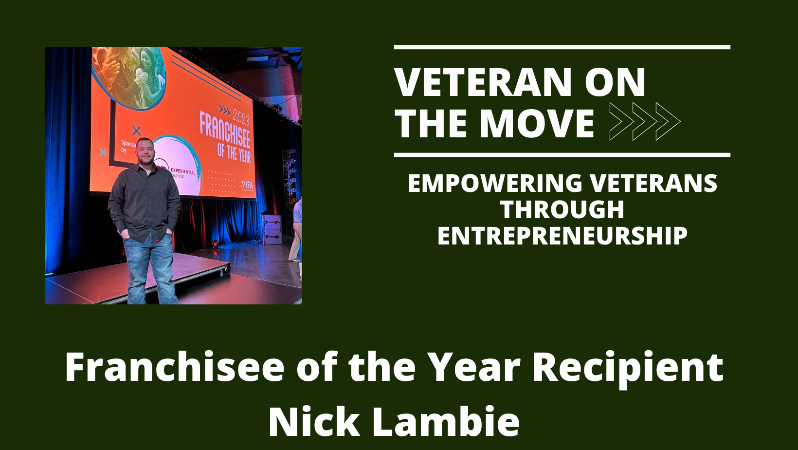 Nick Lambie: Veteran On the Move