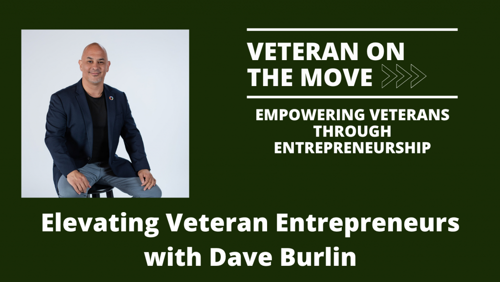 Dave Burlin; Veteran On the Move