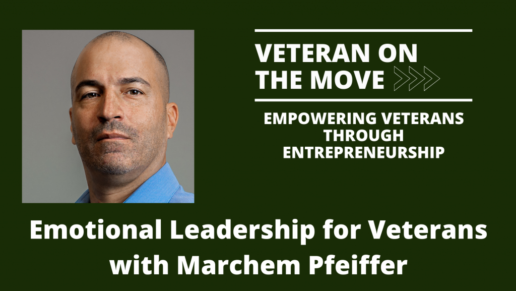 Marchem Pfeiffer; Veteran On the Move