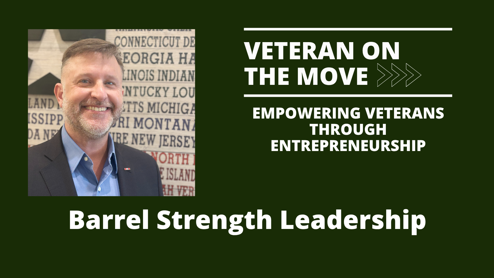 Chris Hossfeld; Veteran On the Move