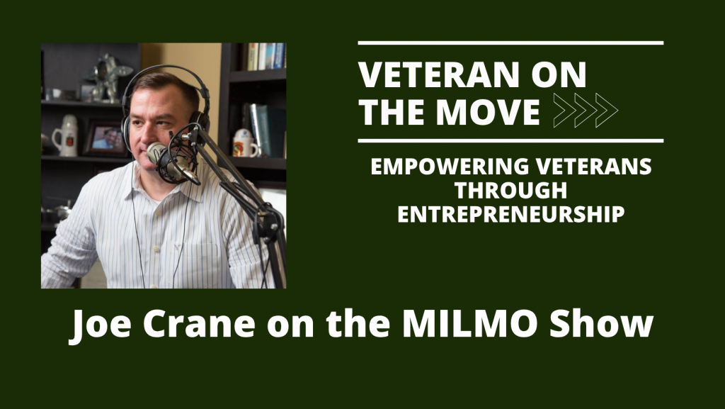 Joe Crane; Veteran On the Move